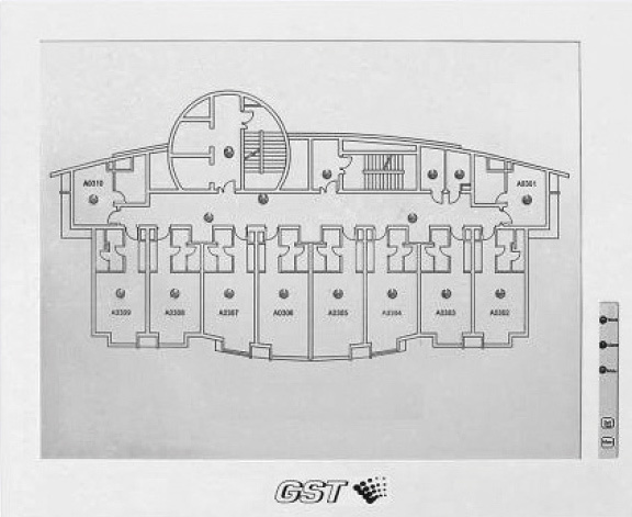 GST8903 Intelligent Graphic Repeater Panel