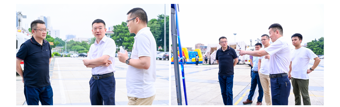 海湾销售副总与华南地区销售总监与来访企业深入交流